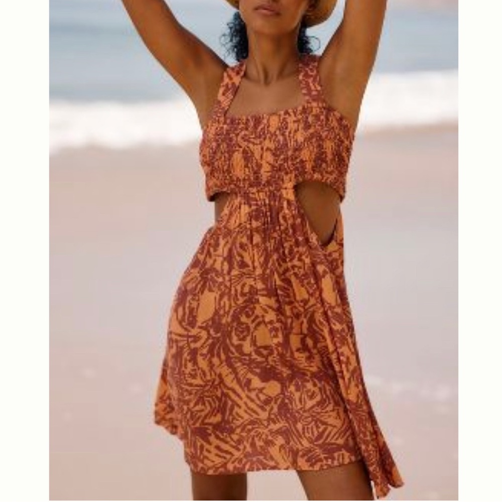 NWT Anthropologie Piper Bandeau Mini Dress Size L